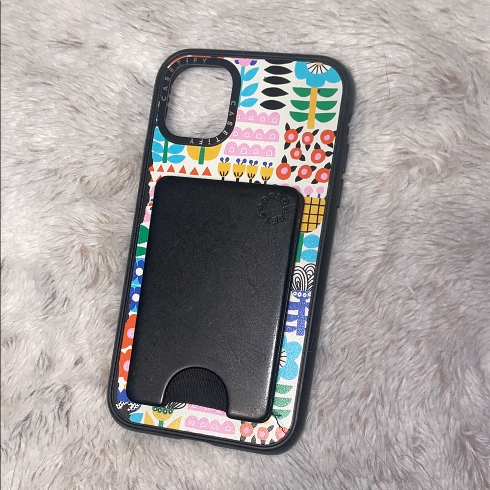Casetify Sandra Hutter iPhone 13 Pro Case with Black Card Holder